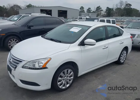 2014 Nissan Sentra S z USA, uszkodzony, nr VIN 3N1AB7APXEY245682